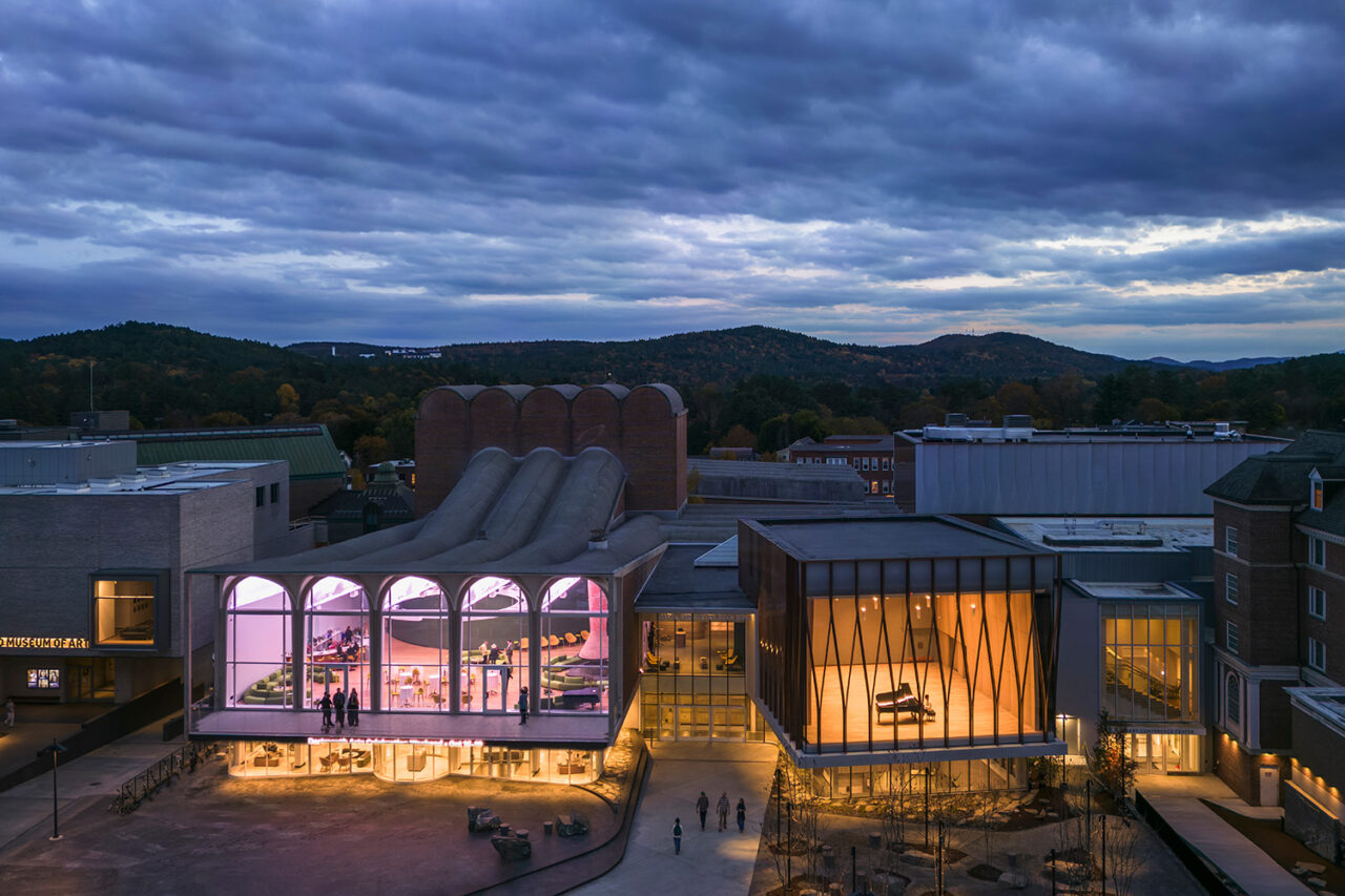 Hopkins Center by Snøhetta at Dartmouth College in Hanover, NH. Photo: Jeff Goldberg/Esto.