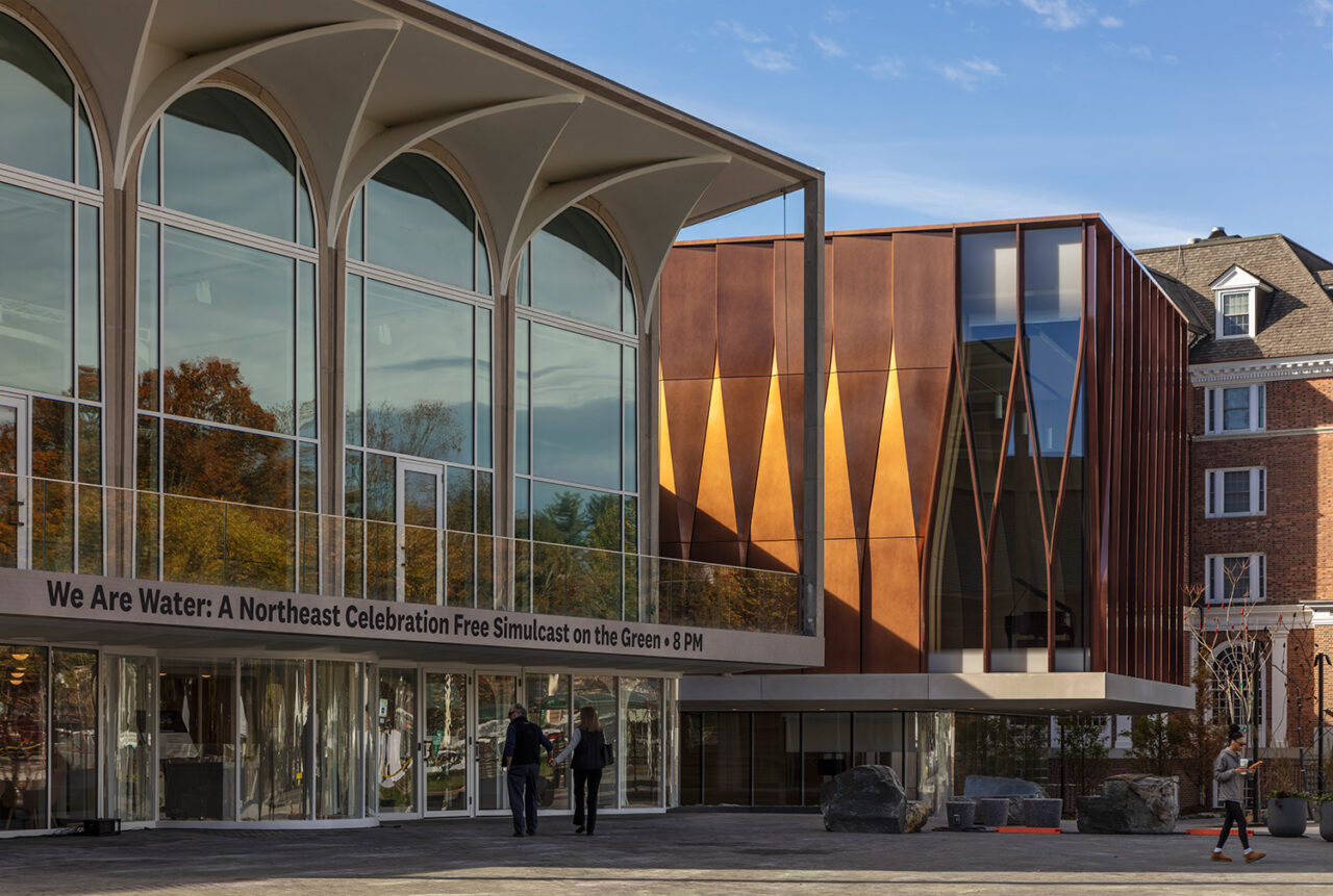 Hopkins Center by Snøhetta at Dartmouth College in Hanover, NH. Photo: Jeff Goldberg/Esto.