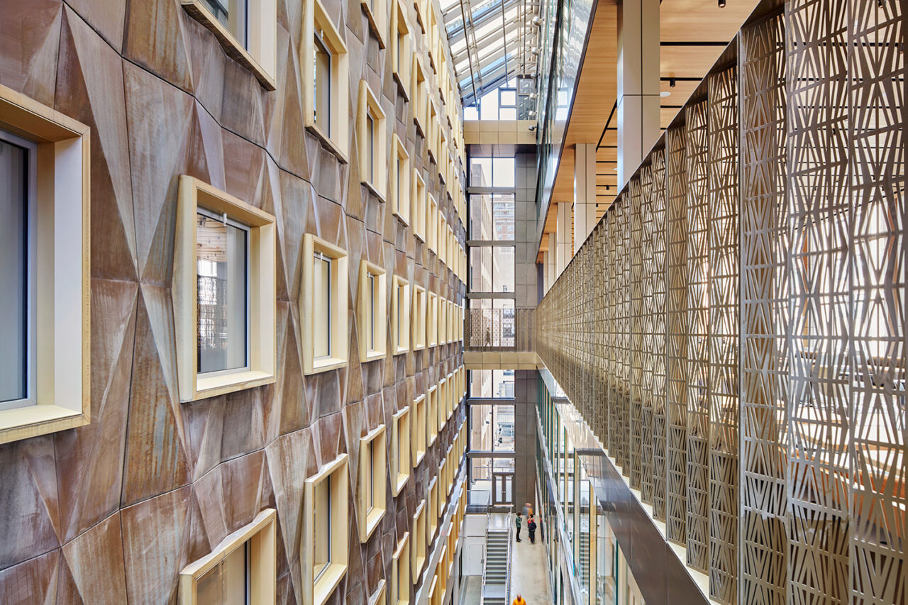 Joyce F. Brown Academic Building at the Fashion Institute of Technology by SHoP Architects in New York, NY.