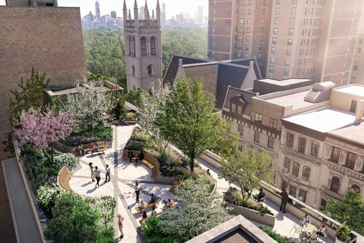 The New York Historical's rooftop garden by Nelson Byrd Woltz in New York, NY. Image: Nelson Byrd Woltz Landscape Architects.