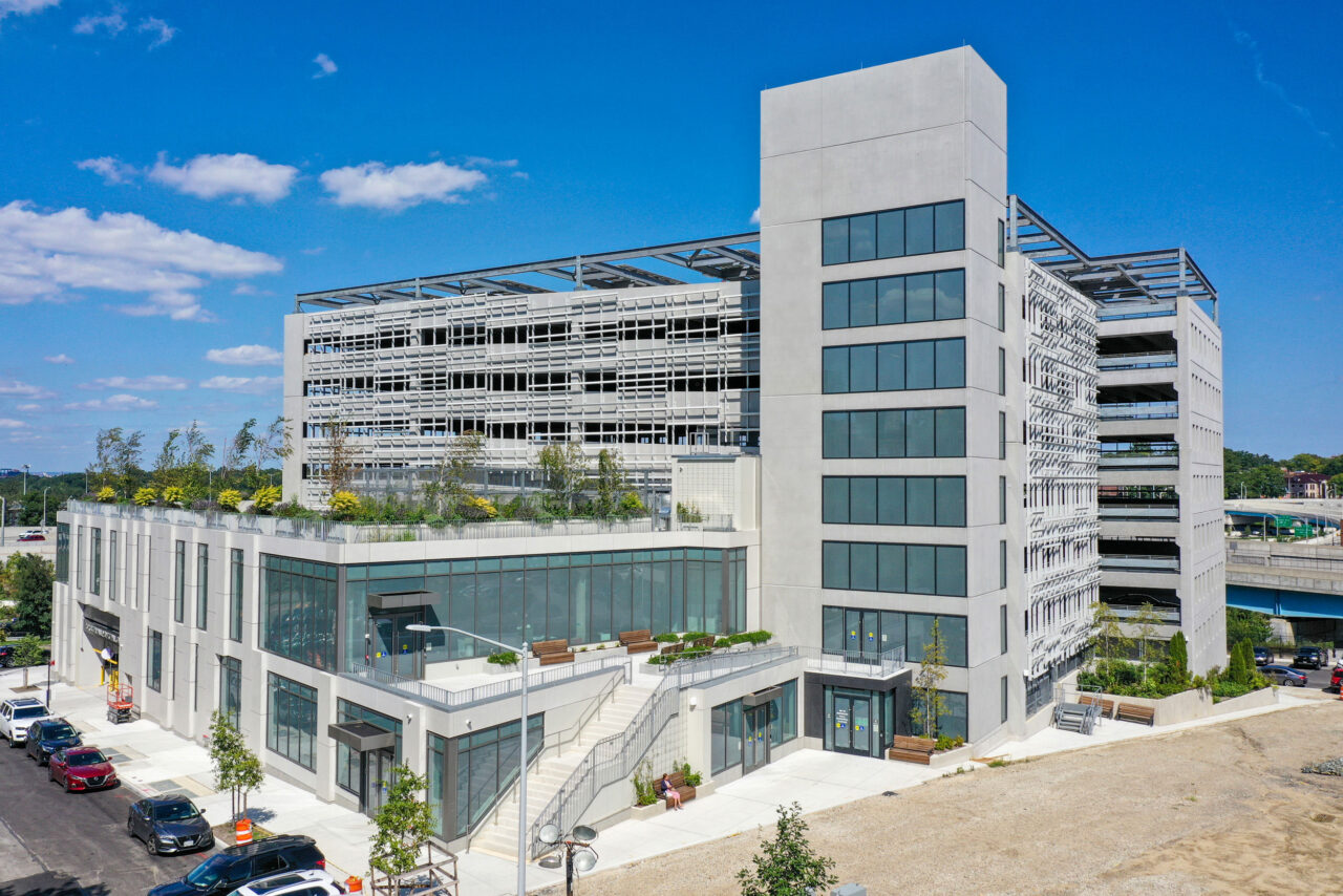 The Queens Borough Hall Municipal Garage and Community Space is New York City’s first ever municipal project contracted as a design-build construction, under the recently authorized NYC design-build legislation. Marvel Designs served as the design excellence architect and landscape designer.