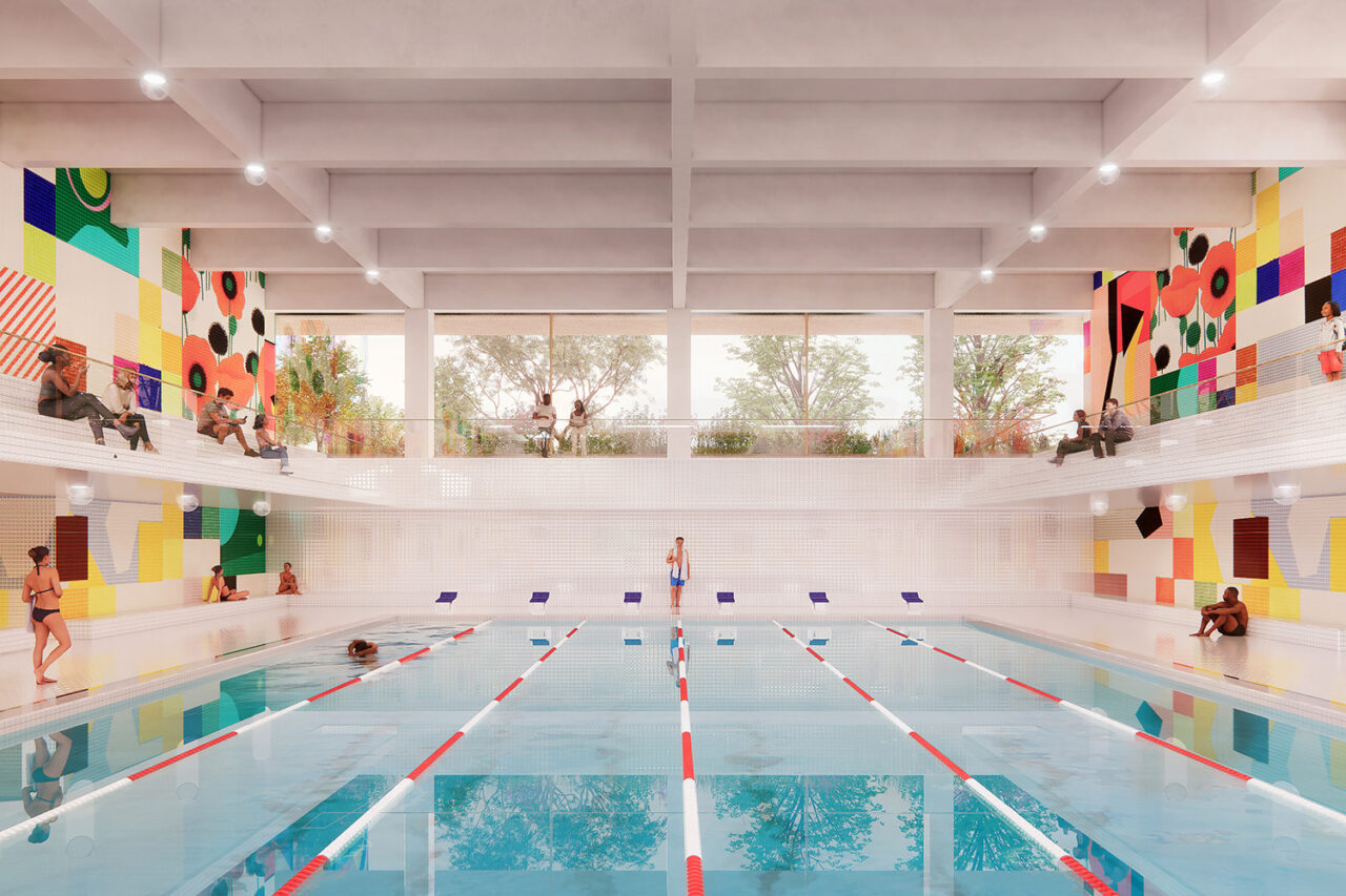 Hudson Mosaic by Herzog & de Meuron with Curtis & Ginsberg Architects in New York, NY. Image: Courtesy The Hudson Mosaic Development Team.