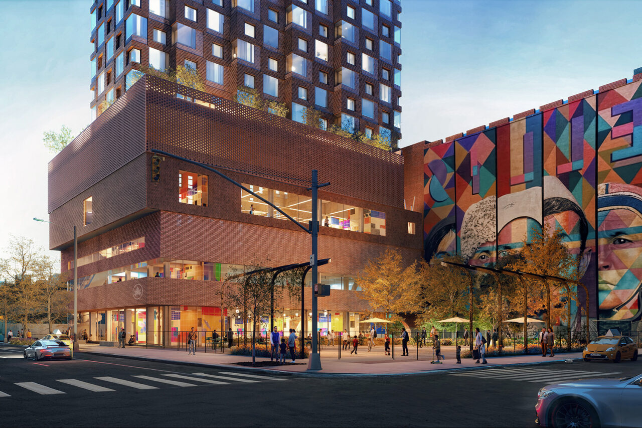 Hudson Mosaic by Herzog & de Meuron with Curtis & Ginsberg Architects in New York, NY. Image: Courtesy The Hudson Mosaic Development Team.