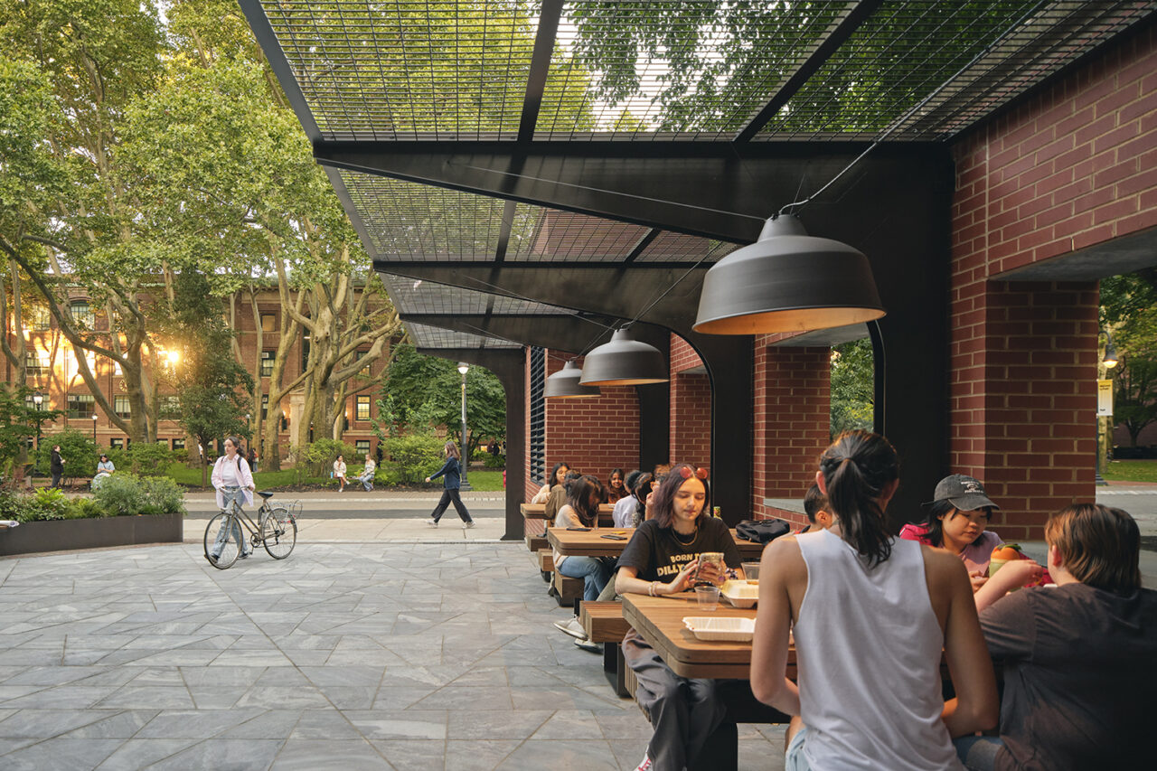 Pratt Institute East Hall Plaza in Brooklyn, NY. Photo: SCAPE/Ty Cole.