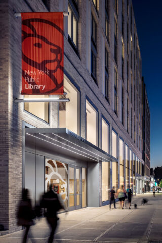 The Eliza and New York Public Library Inwood Branch in New York, NY. Photo: Alexander Severin.