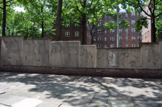"Exodus and Dance" Restoration at Kingsborough Houses in Brooklyn, NY. Photo: New York City Housing Authority.