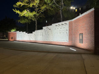 "Exodus and Dance" Restoration at Kingsborough Houses in Brooklyn, NY. Photo: New York City Housing Authority.