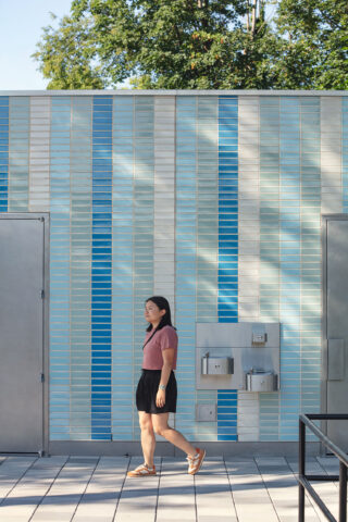 Lopez Playground Modular Public Restroom in Staten Island, NY. Photo: Ty Cole.