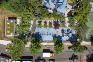Lopez Playground Modular Public Restroom in Staten Island, NY. Photo: Ty Cole.