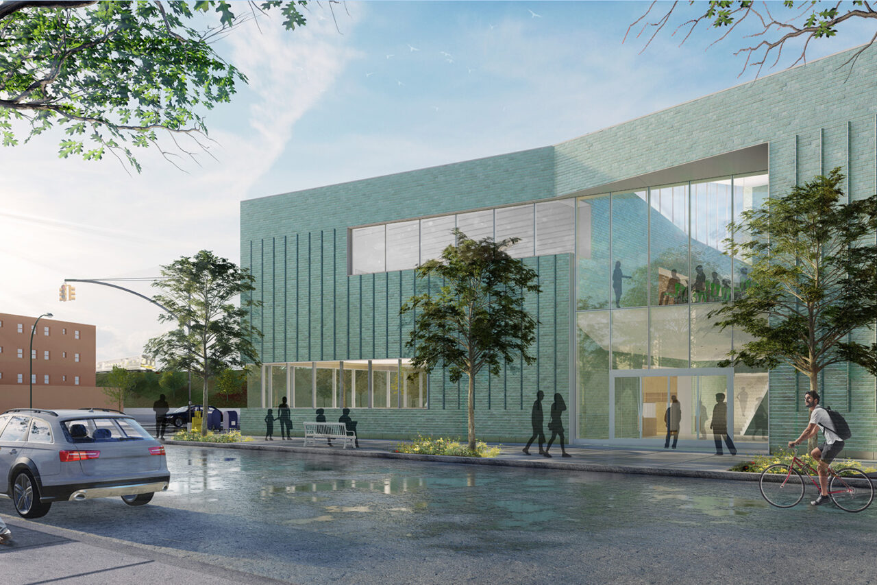 Rego Park Library by Weiss/Manfredi in Queens, NY. Image: Courtesy Weiss/Manfredi.