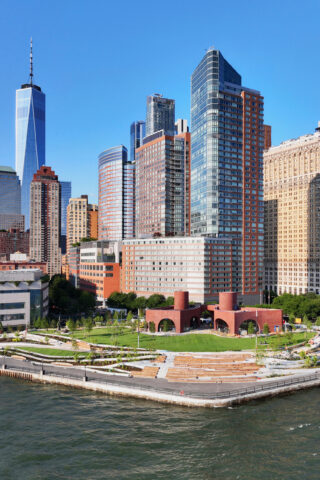 South Battery Park City Resilience in New York, NY. Image: AECOM LAUD NYC.