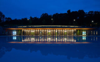 Davis Center at the Harlem Meer in New York, NY. Photo: Richard Barnes.