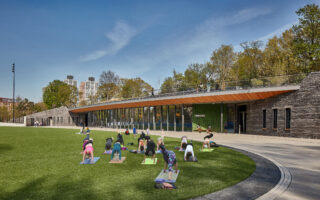 Davis Center at the Harlem Meer in New York, NY. Photo: Richard Barnes.