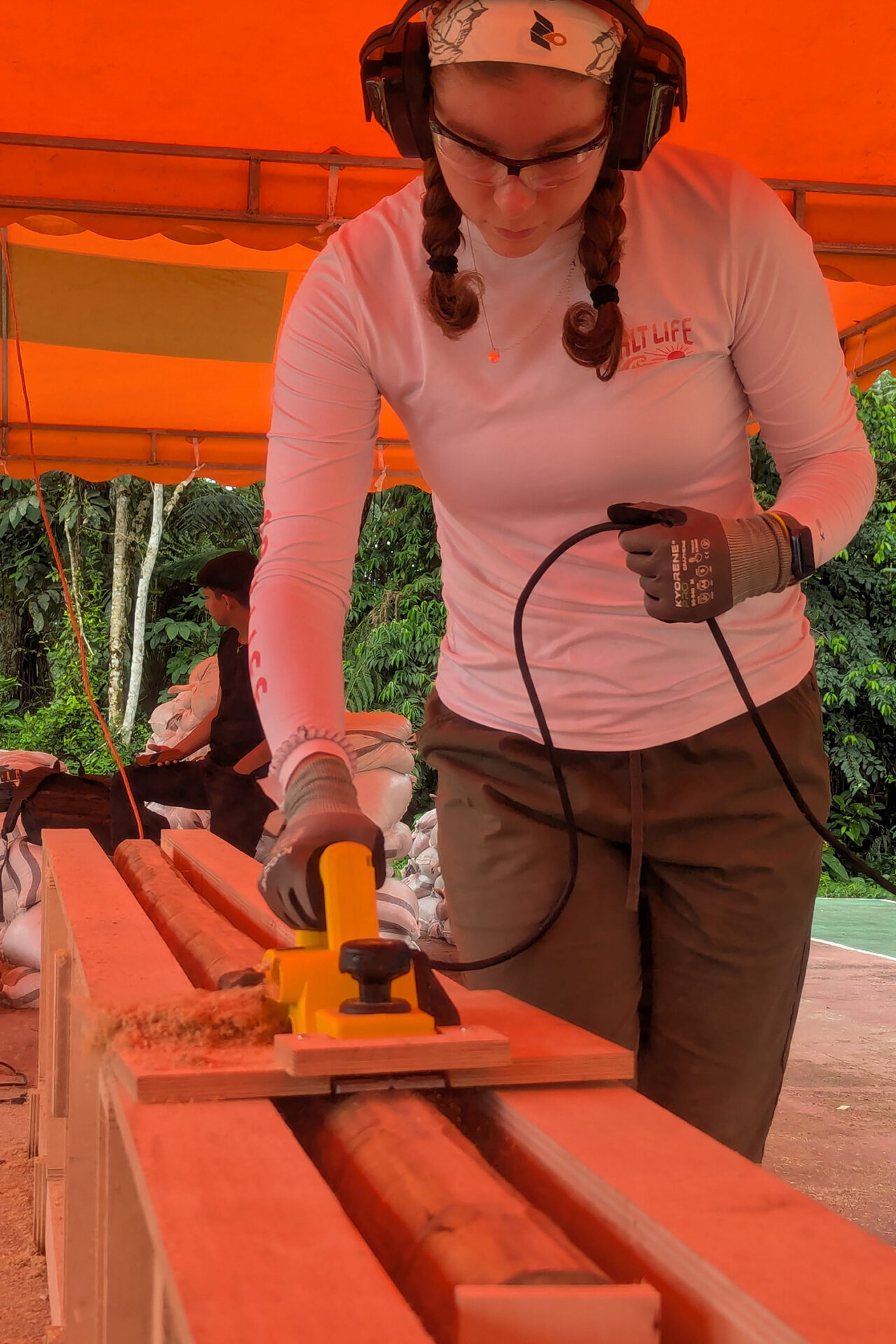 “Amazon Edge: A MassBu Building for U.S.–Ecuadorian Architectural Exchange. Photo: Courtesy of Jonas Hauptman.