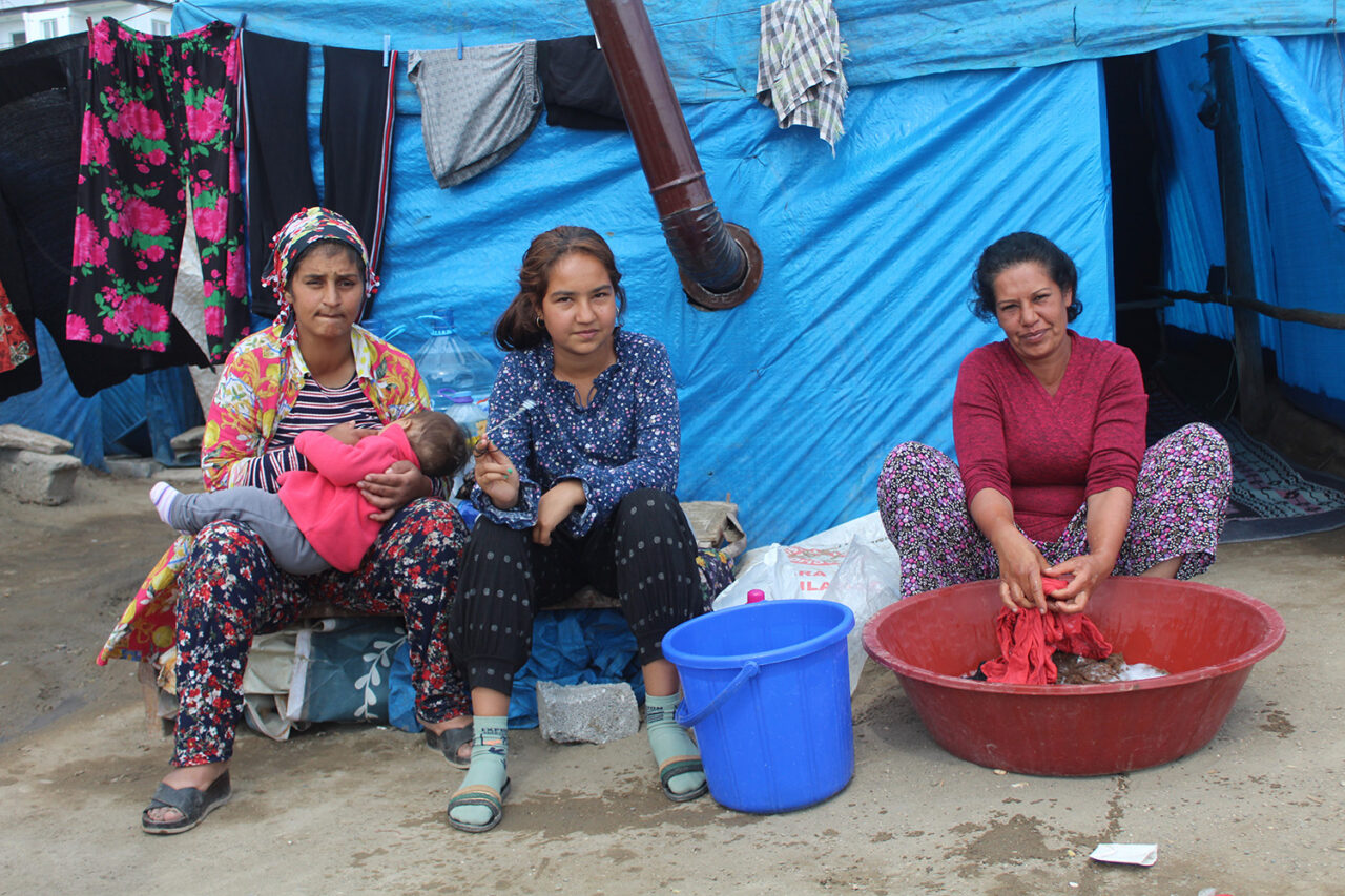 “Containers and Tents: A Typology of Resident-Made Modifications in Türkiye’s Temporary Settlements (2023–2026). Photo: Mehmet Kuyumcu.
