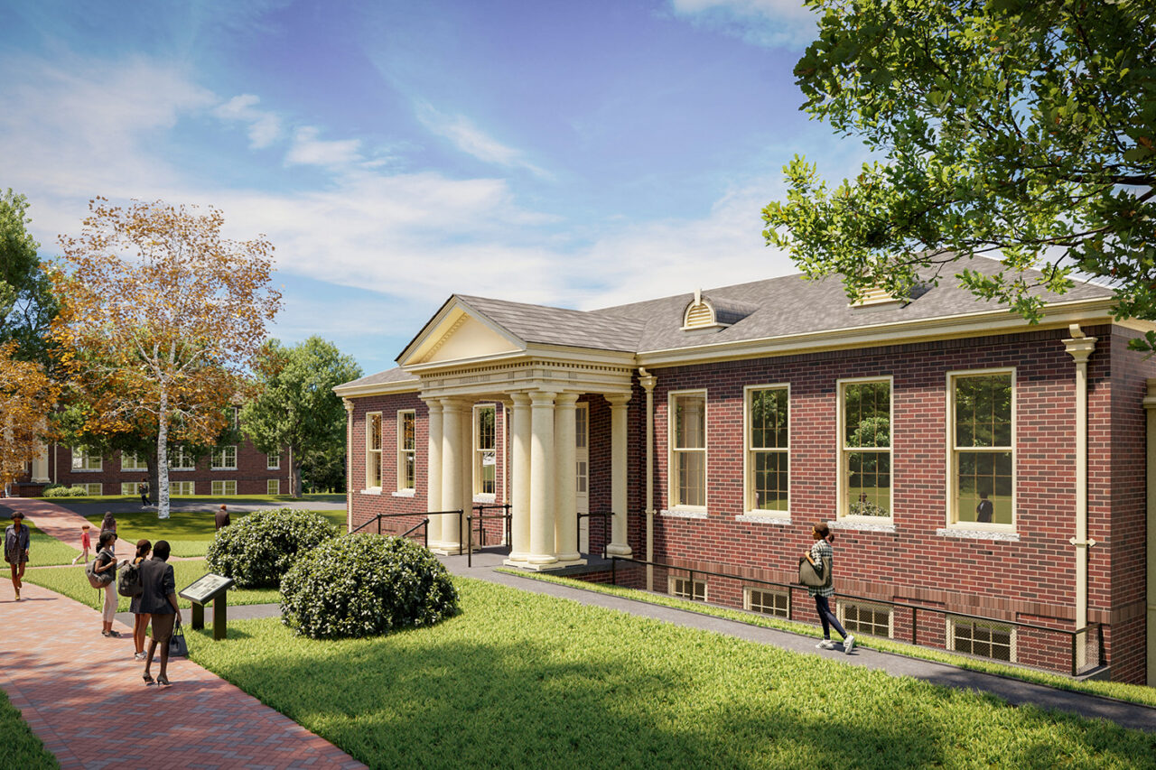 Palmer Memorial Institute redesign by RAMSA with the National Trust for Historic Preservation in Sedalia, NC. Image: RAMSA (Robert A.M. Stern Architects).