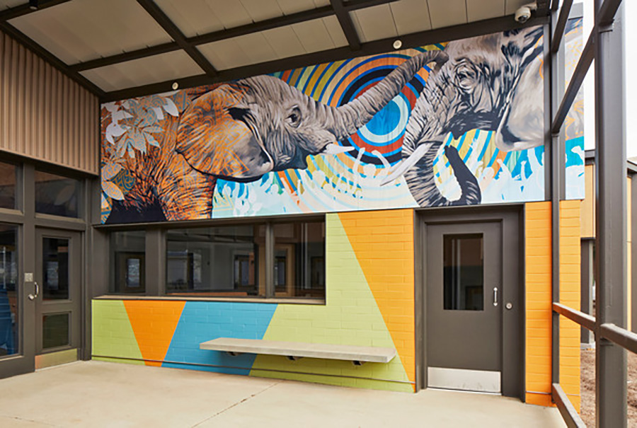 “Designing with purpose and empathy: consciously utilizing spatial qualities, aesthetic design and the environment to pioneer/support the paradigm shift towards wellbeing and restoration in justice design. Photos: Courtesy of Mandy White.