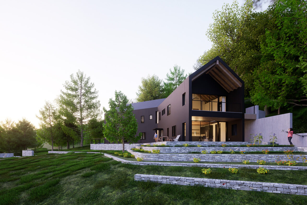 Dutchess County House and Artist Studio by Marble Fairbanks Architects in Dutchess County, NY