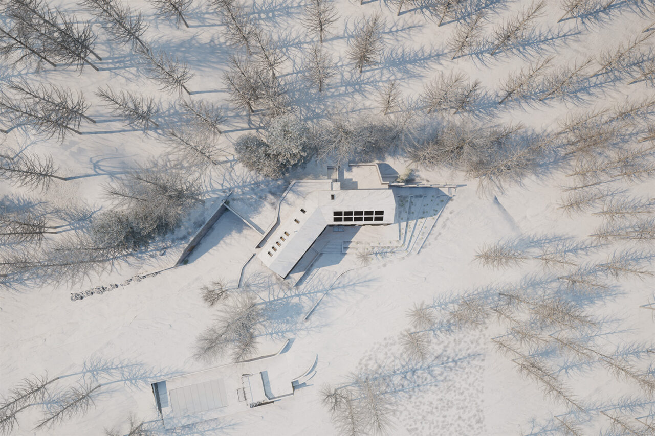 Dutchess County House and Artist Studio by Marble Fairbanks Architects in Dutchess County, NY