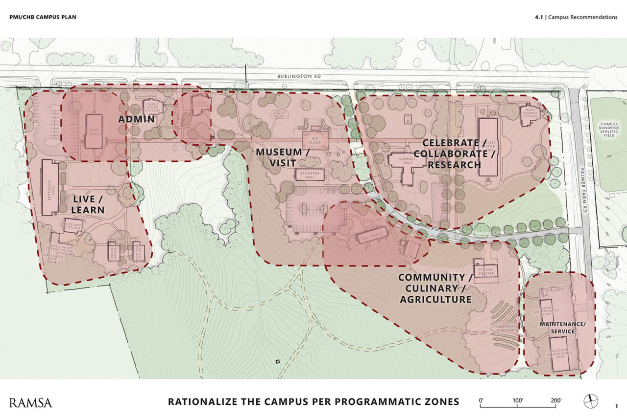 Palmer Memorial Institute redesign by RAMSA with the National Trust for Historic Preservation in Sedalia, NC. Image: RAMSA (Robert A.M. Stern Architects).