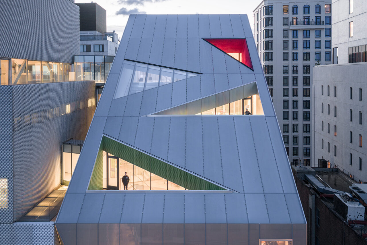 New Museum expansion by OMA / Shohei Shigematsu and Rem Koolhaas with Executive Architect Cooper Robertson in New York, NY. Photo: Jason O'Rear, courtesy New Museum.