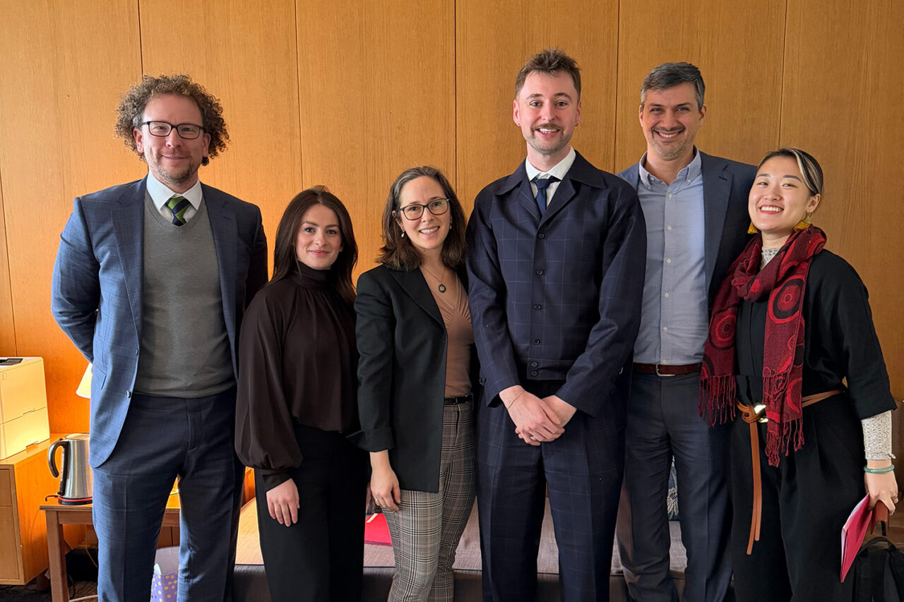 AIANY and CLF members meeting with Assemblymember Rebecca Kassay.