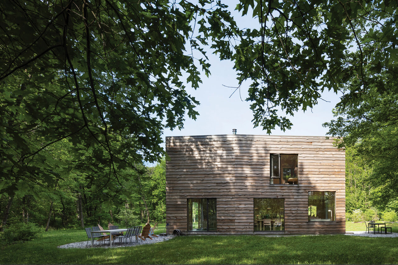 CLT House by nARCHITECTS in Dutchess County, NY. Photo: Michael Moran, courtesy nARCHITECTS.