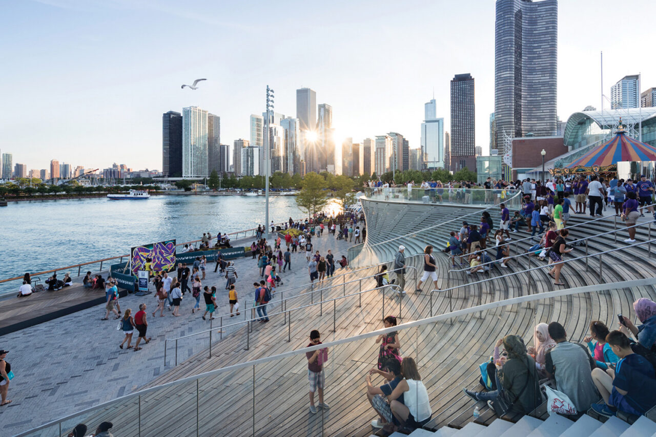Chicago Navy Pier by nARCHITECTS in Chicago, IL. Photo: Iwan Baan, courtesy nARCHITECTS.