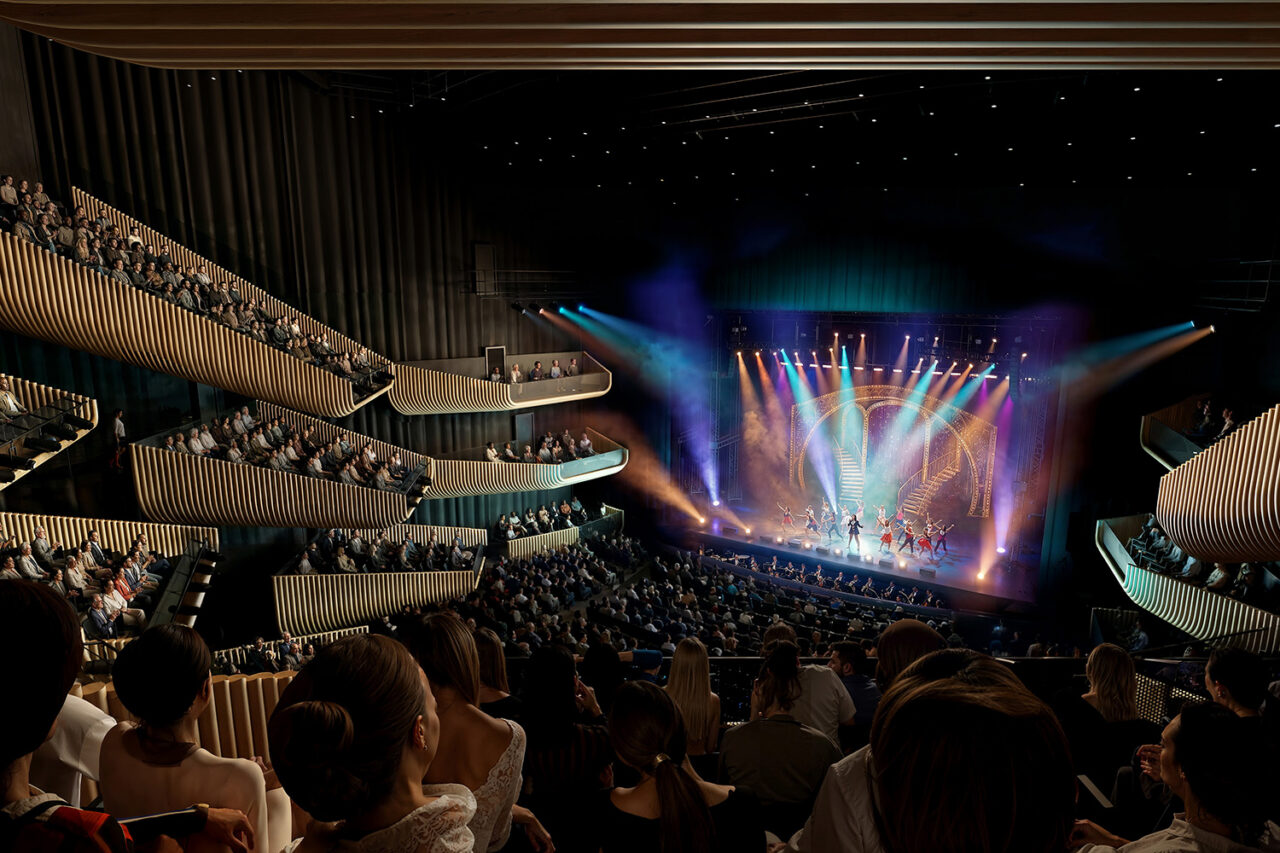 Tennessee Performing Arts Center by BIG-Bjarke Ingels Group, William Rawn Associates, and Hastings Architecture in Nashville, TN. Image: Bloomimages/Courtesy BIG.