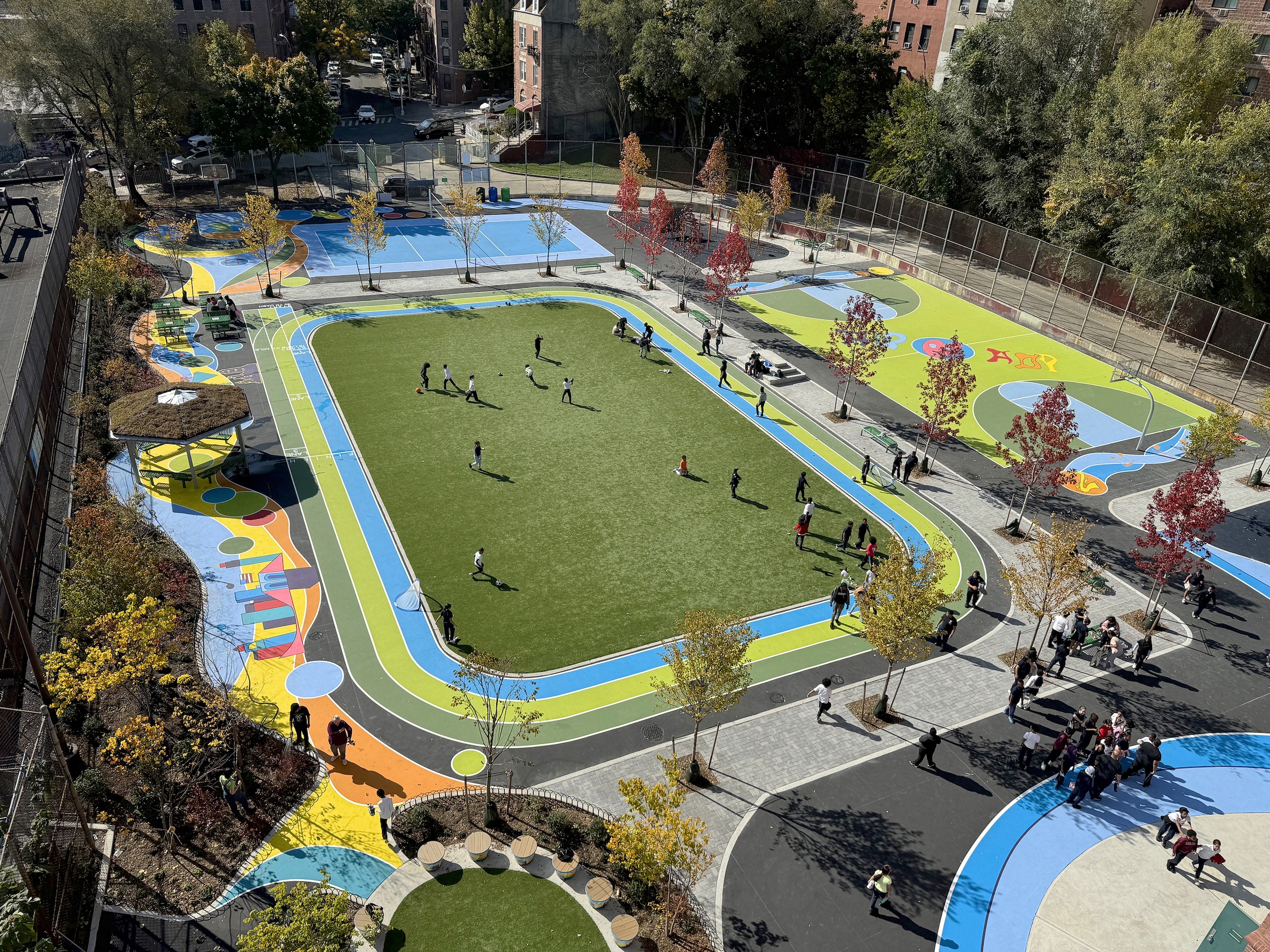 Climate-Adaptive Schoolyard for the South Bronx: Stormwater, Shade, and Outdoor Learning for 1,000 Students