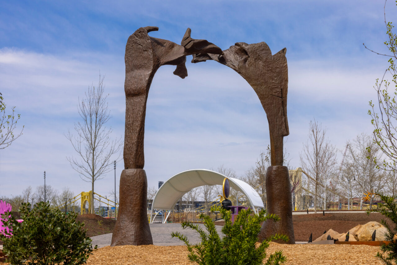 Arts Landing by Field Operations in Pittsburgh, PA. Image: Chris Uhren/Pittsburgh Cultural Trust.