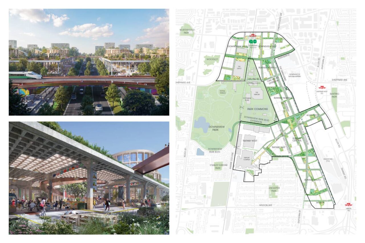 Toronto Downsview Masterplan, Toronto, Canada. Images: Aesthetica Studio.