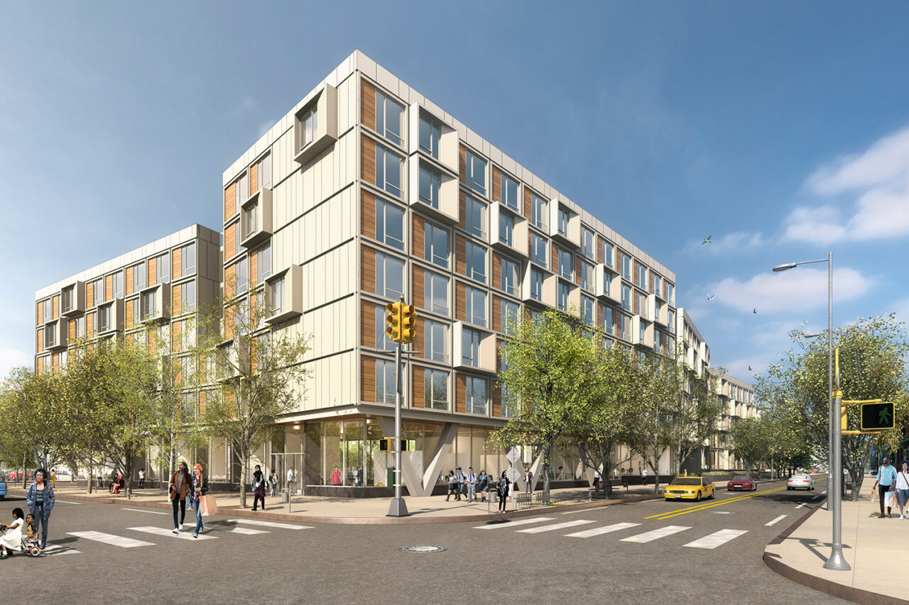 570 Eldert Lane by Think! Architecture in Brooklyn, NY.