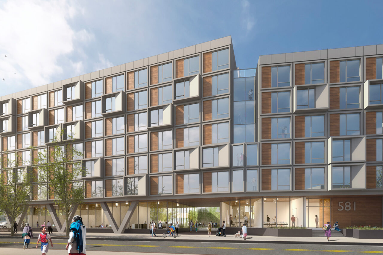 570 Eldert Lane by Think! Architecture in Brooklyn, NY.