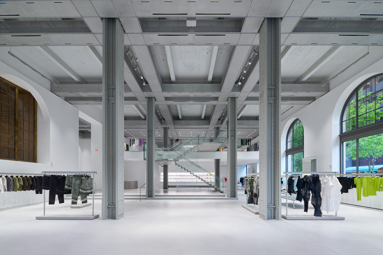 Issey Miyake flagship by SO–IL in New York, NY. Photo: © ISSEY MIYAKE INC.