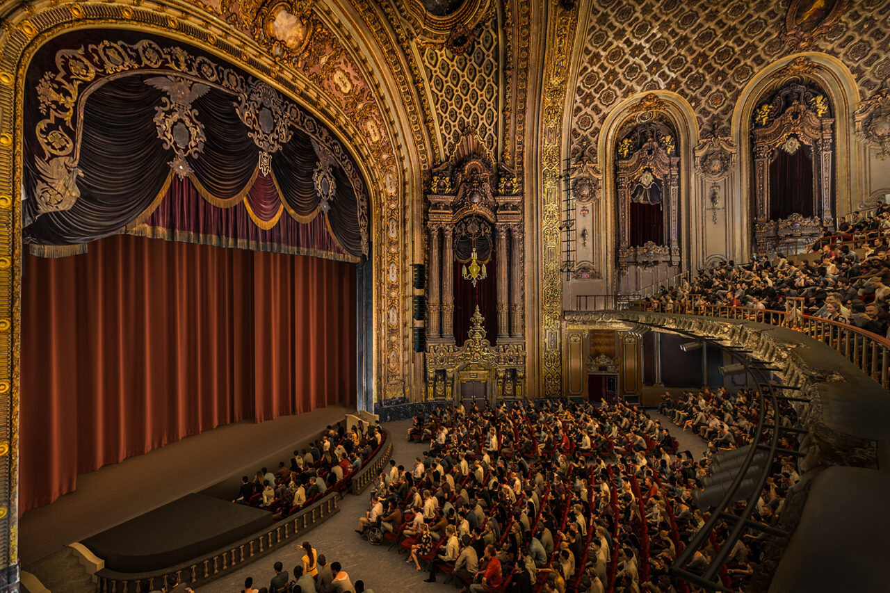 Loew's Jersey Theatre by OTJ Architects in Jersey City, NJ.