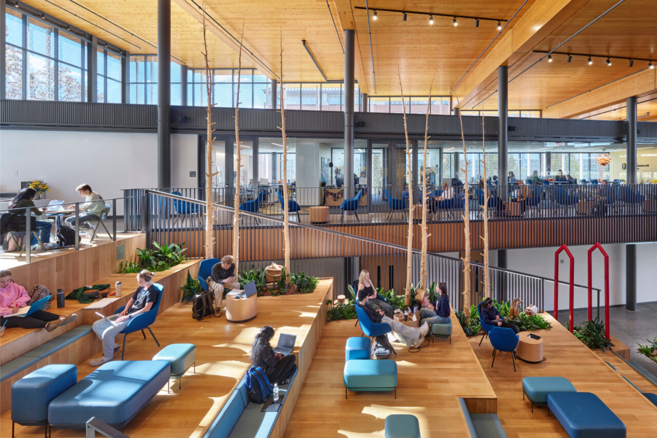 Rowan University by ikon.5 architects in Glassboro, NJ. Photo: © Jeffrey Totaro.