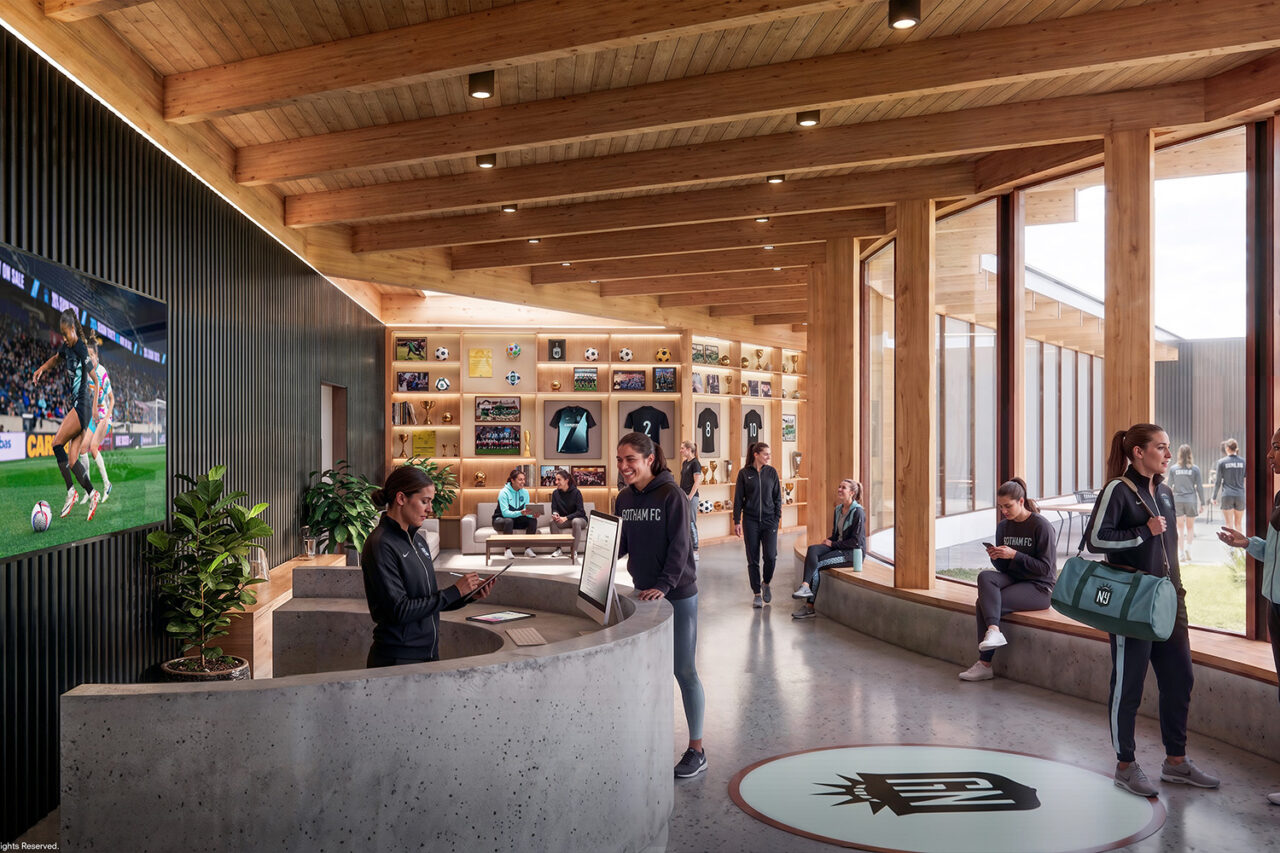Gotham Football Club by SHoP Architects in Whippany, NJ. Image: SHoP Architects.