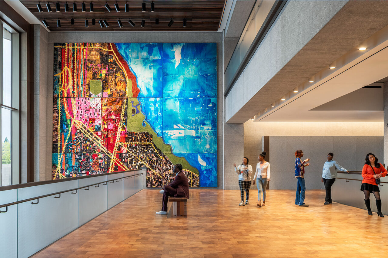 The Obama Presidential Center by Tod Williams Billie Tsien Architects in Chicago, IL. Photo: courtesy of the Obama Foundation.