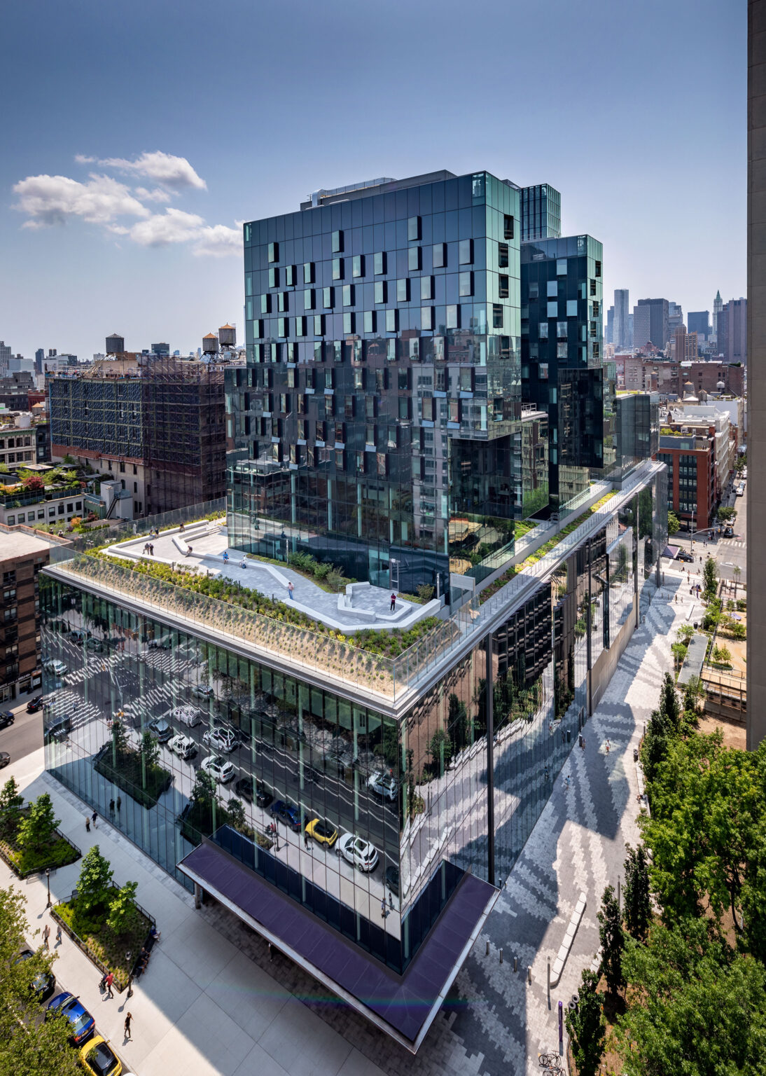 Birds eye view of John A. Paulson Center in New York, NY
