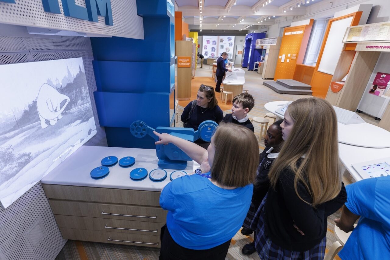 Children at play in The Source at The Library of Congress
