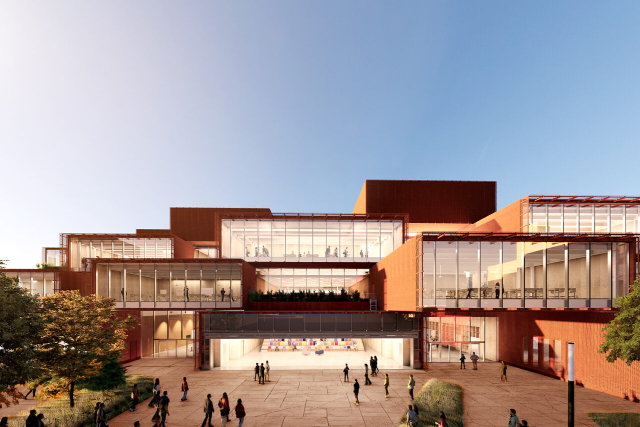 STEM University by BIG and Polk Stanley Wilcox Architects in Bentonville, AR. Image: BIG.