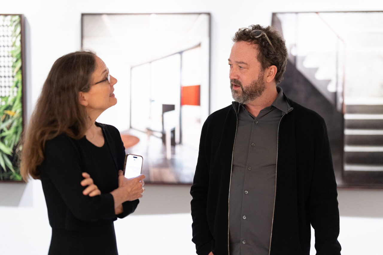 Andrea Lamberti, FAIA, with 2025 AIANY President Benjamin Gilmartin at the 2026 Annual Meeting. Photo: Samuel Lahoz.