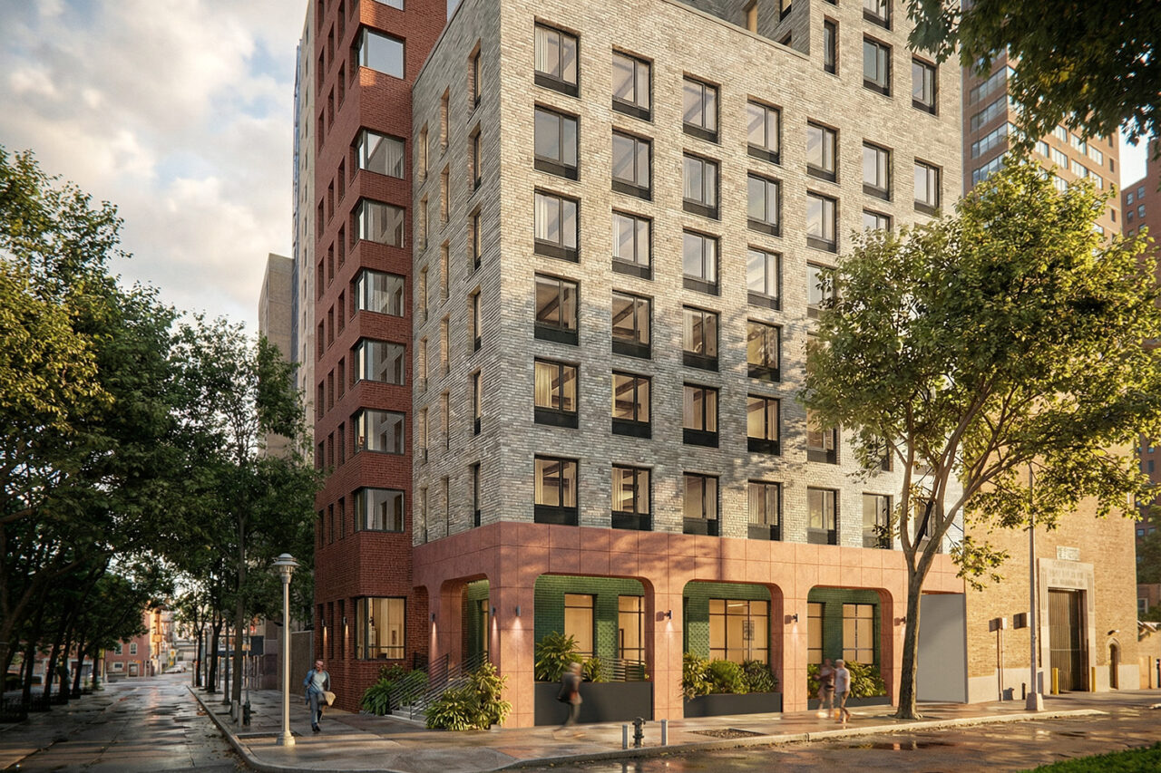 50-58 Cliff Street by Dattner Architects in New York, NY. Image: Courtesy Dattner Architects.