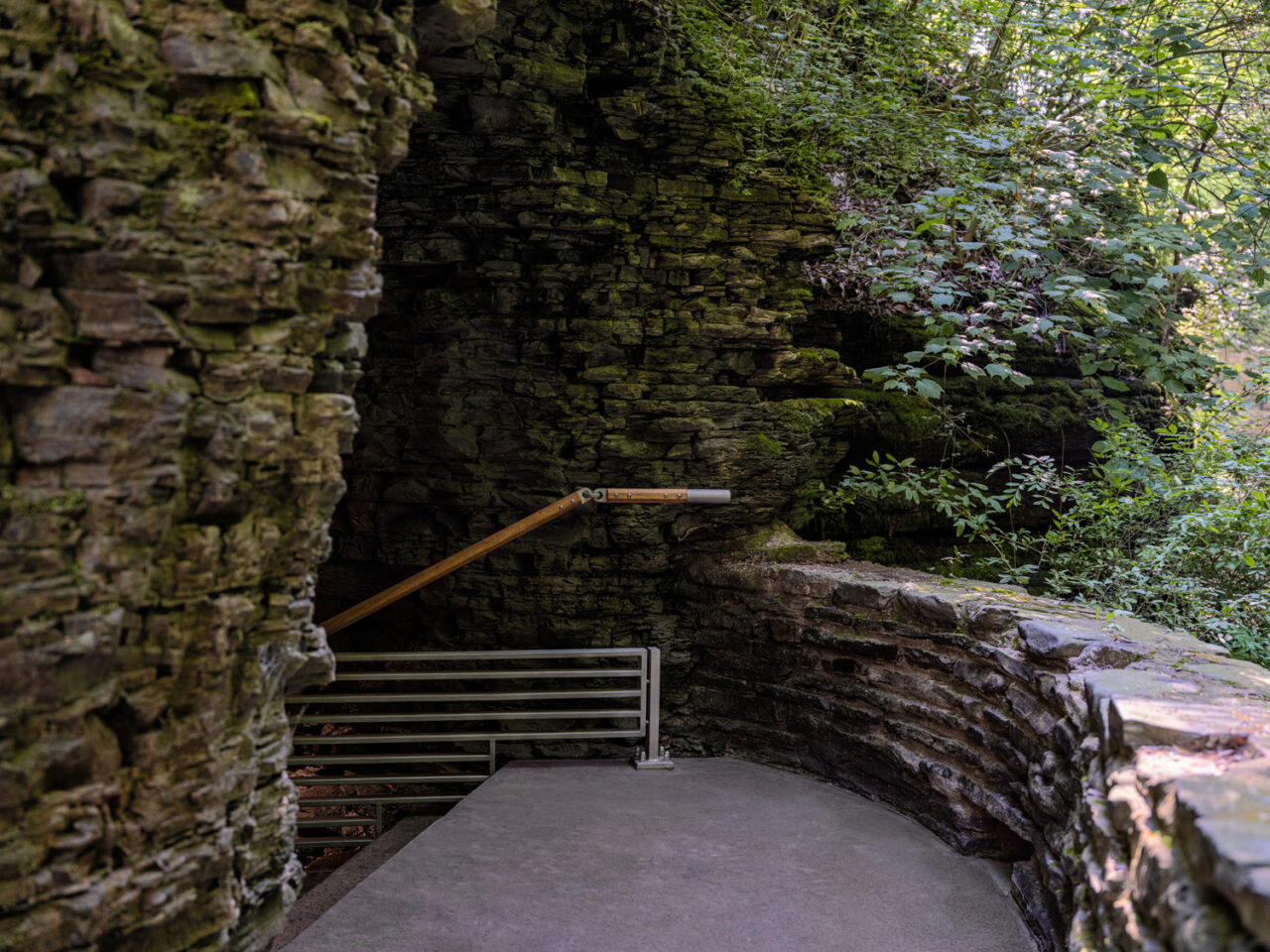 The new Sentry Bridge at Watkins State Park