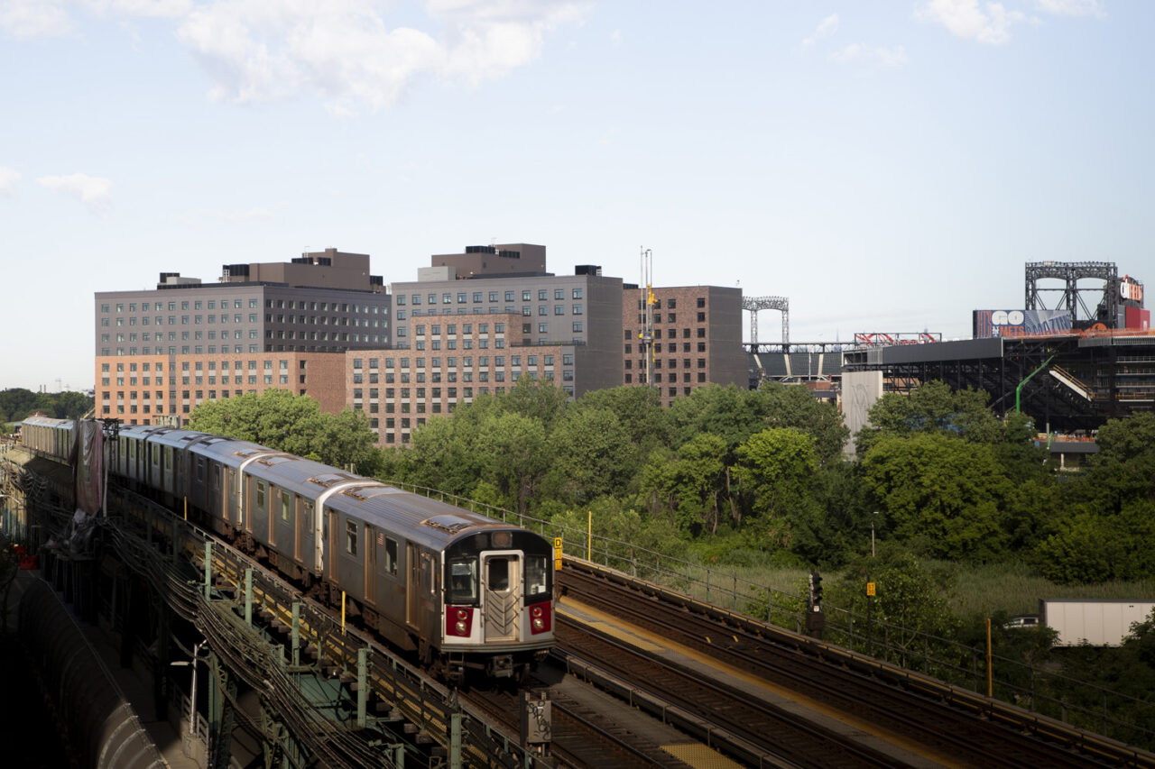 View of the Willets Point Commons Buildings