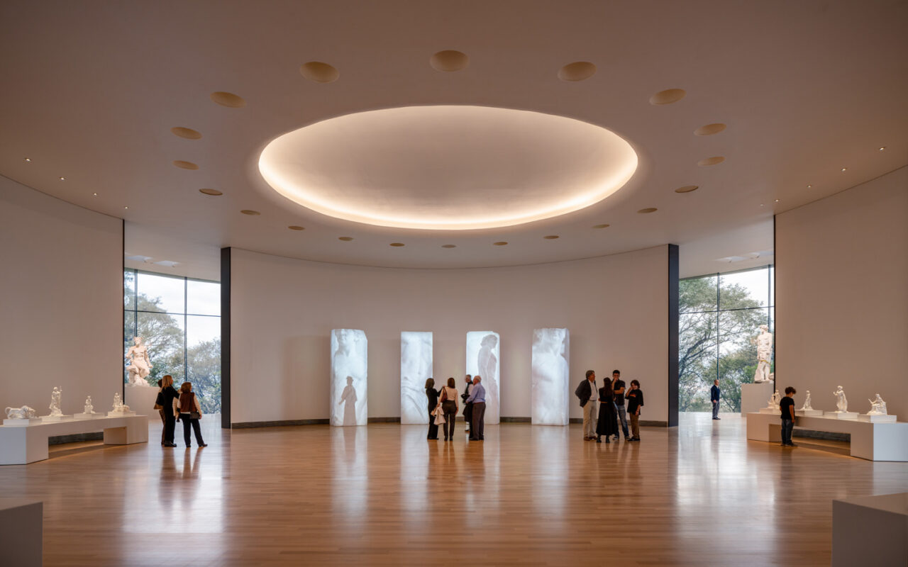 Interior of the Lola Mora Cultural Center