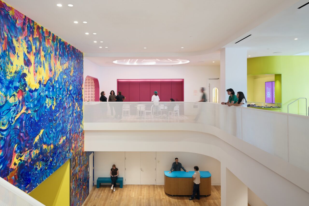 Interior view of the “Rampatorium” at The People’s Theater: Centro Cultural Latino