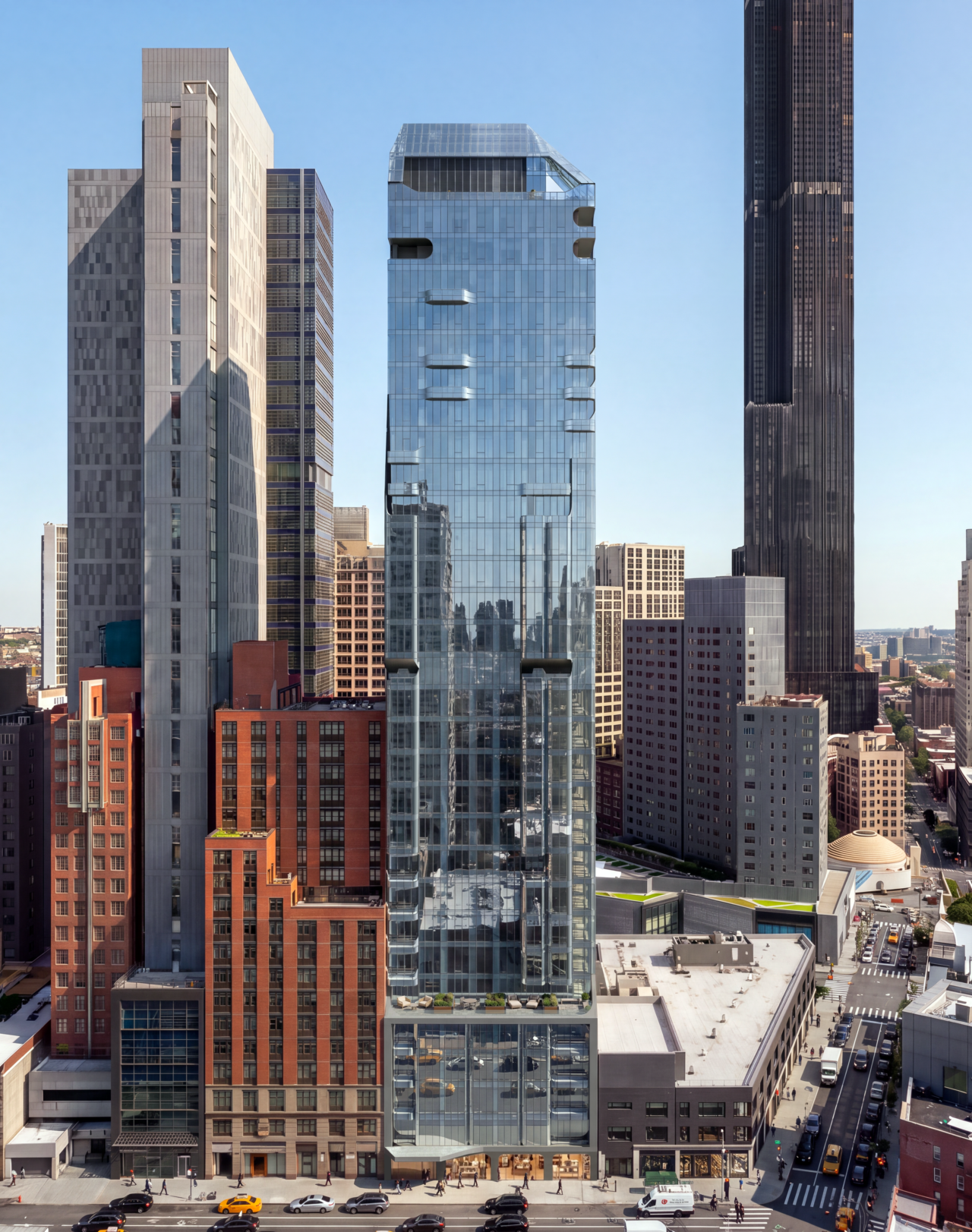 Exterior view of the new tower at 245 Duffield Street