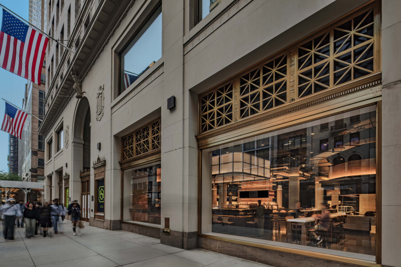 Street view of Shaver Hall by ZGF in collaboration with Journey. Photo: Eric Laignel.